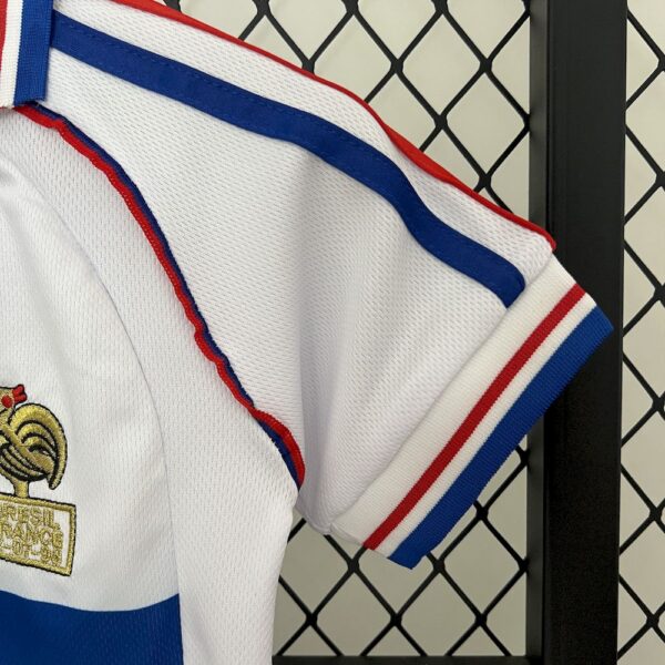 France 1998 Away Kids Retro Jersey And Shorts - Image 7