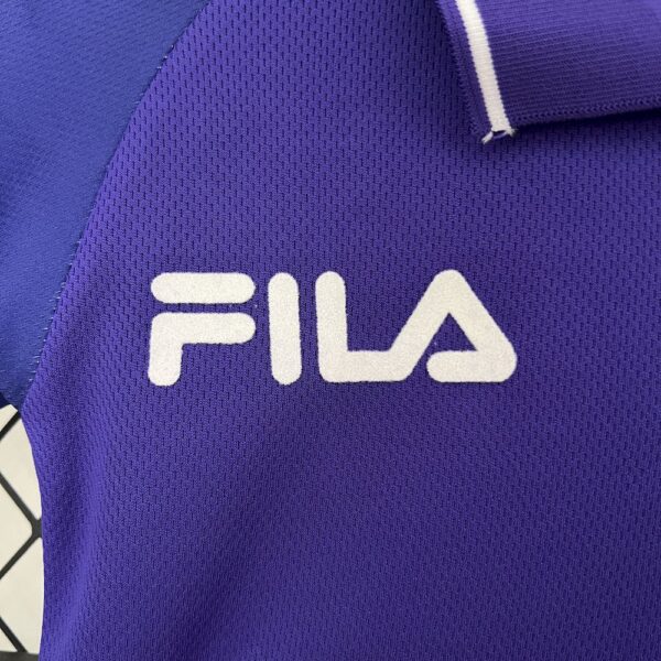 Fiorentina 1998/99 Home Kids Retro Jersey And Shorts - Image 7