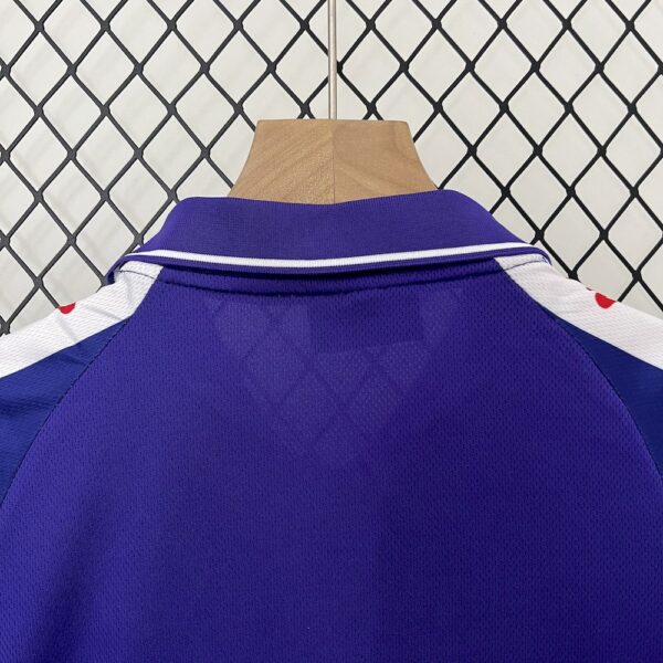 Fiorentina 1998/99 Home Kids Retro Jersey And Shorts - Image 5