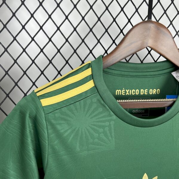 Mexico 2025/26 Gold- Green Womens Jersey - Image 6