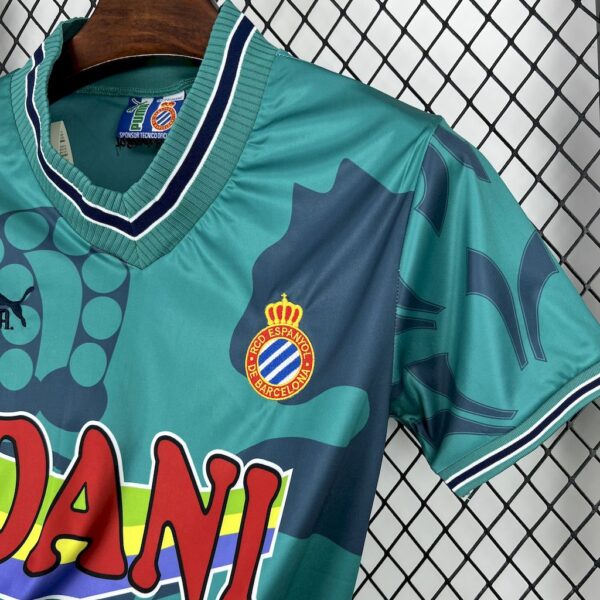 Rcd Espanyol 1996/97 Third Retro Jersey - Image 5