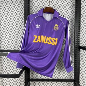 Real Madrid 1984/85 Third Long Sleeves Retro Jersey