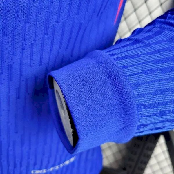 France 2024/25 Euro Home Long Sleeves Jersey Player Version - Image 3