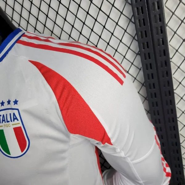 Italy 2024/25 Euro Away Long Sleeves Jersey Player Version - Image 3