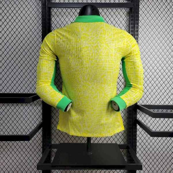 Brazil 2024/25 Home Long Sleeves Jersey Player Version - Image 3