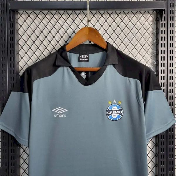 Gremio 2023/24 Pre-Match Training Jersey Grey - Image 5