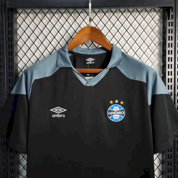 Gremio 2023/24 Pre-Match Training Jersey Black - Image 7