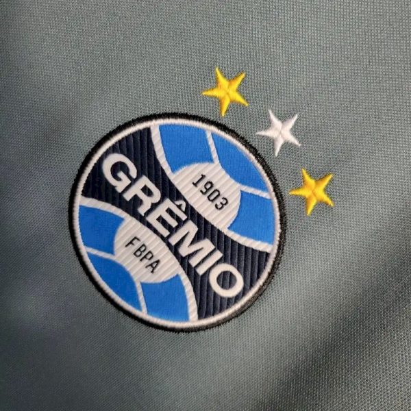 Gremio 2023/24 Pre-Match Training Jersey Grey - Image 7
