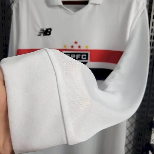 Sao Paulo 2024/25 Home Long Sleeves Jersey - Image 4