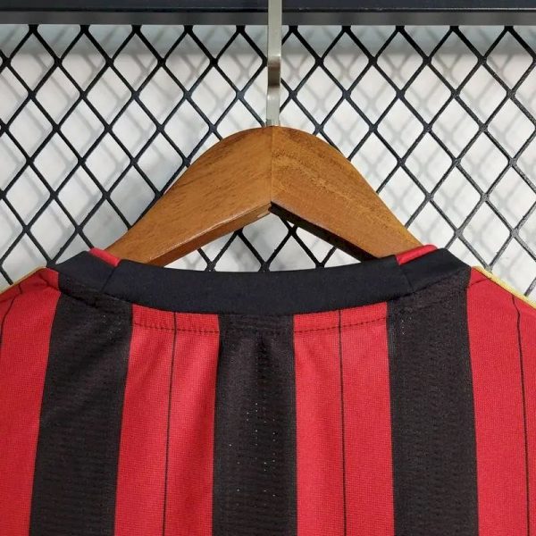 Ac Milan 2013/14 Home Long Sleeves Retro Jersey - Image 4
