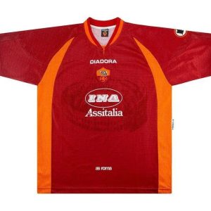 AS Roma 1997/98 Home Retro Jersey