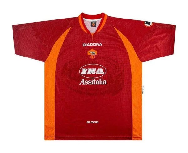 As Roma 1997/98 Home Retro Jersey