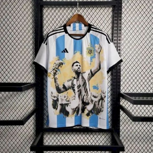 Argentina 2023/24 World Cup Championship Commemorative Edition Jersey - Image 2