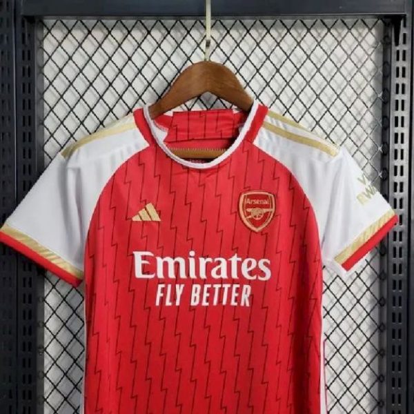 Arsenal 2023/24 Home Kids Kit - Image 2
