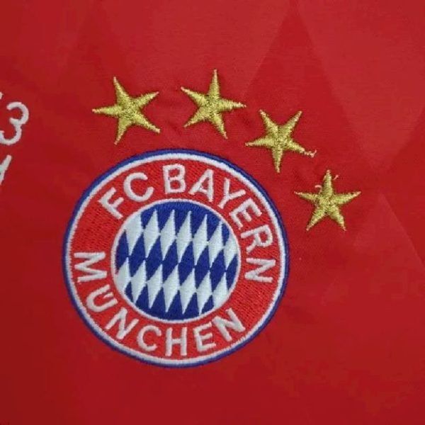 Bayern Munich 2013/14 Home Champions League Retro Jersey - Image 4