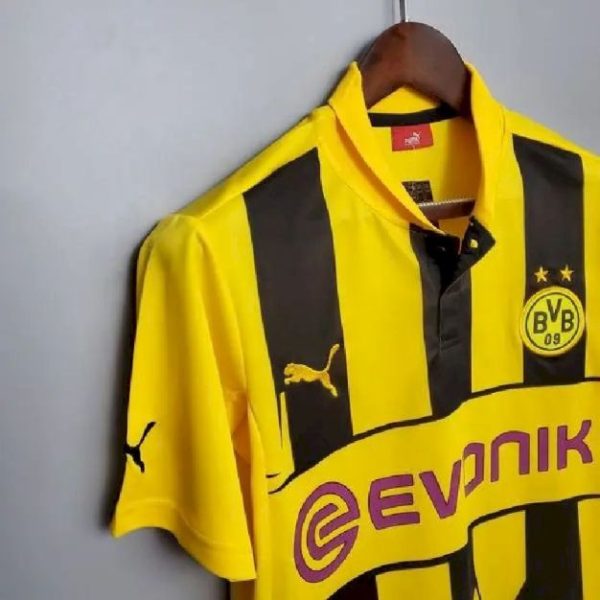 Borussia Dortmund 2012/13 Home Retro Jersey - Image 3