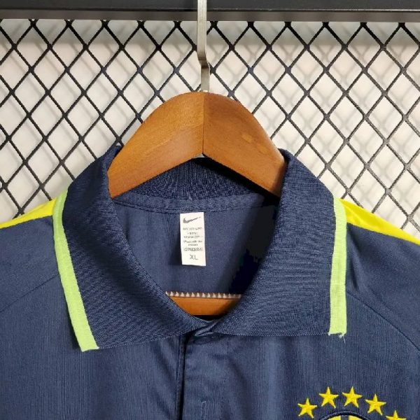 Brazil 2023/24 Royal Polo Jersey - Image 3