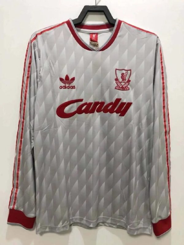 Liverpool 1989/91 Away Long Sleeves Retro Jersey - Image 11