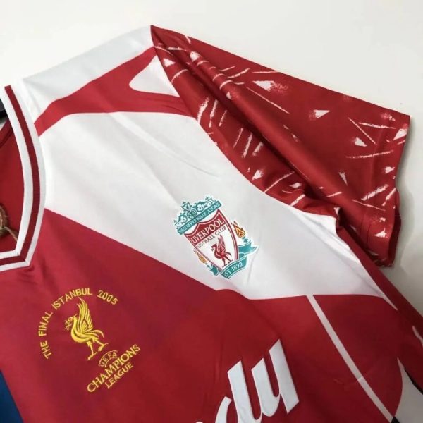 Liverpool 2005 The Final Istanbul Commemorate Retro Jersey - Image 4