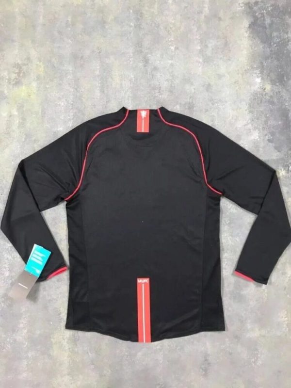 Manchester United 2007/08 Third Long Sleeves Retro Jersey - Image 5