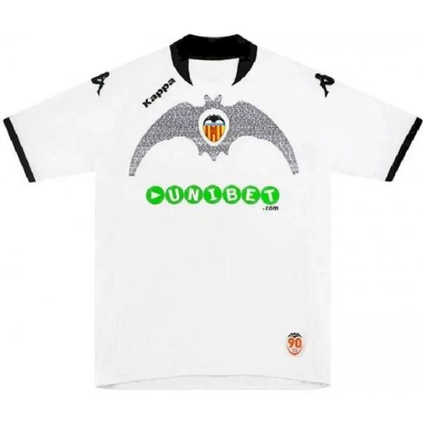 Valencia Cf 2009/10 90Th Anniversary Home Retro Jersey