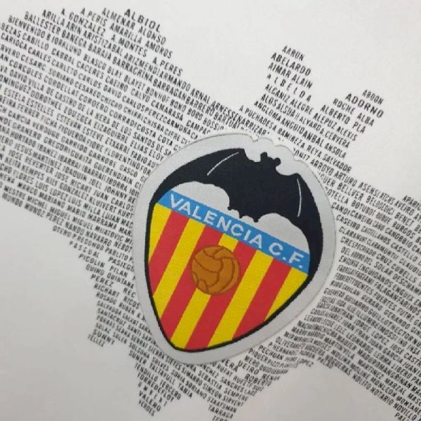 Valencia Cf 2009/10 90Th Anniversary Home Retro Jersey - Image 3