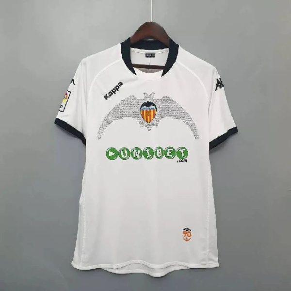 Valencia Cf 2009/10 90Th Anniversary Home Retro Jersey - Image 7