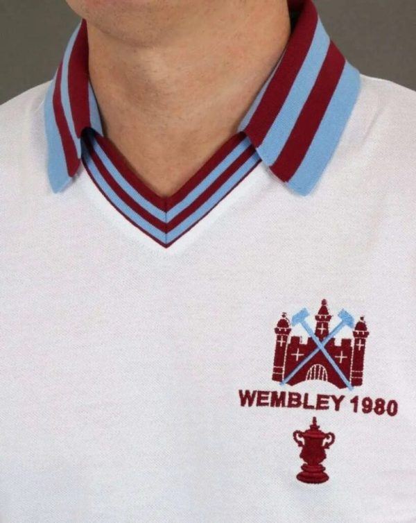 West Ham United 1980 Fa Cup Final Retro Jersey - Image 3