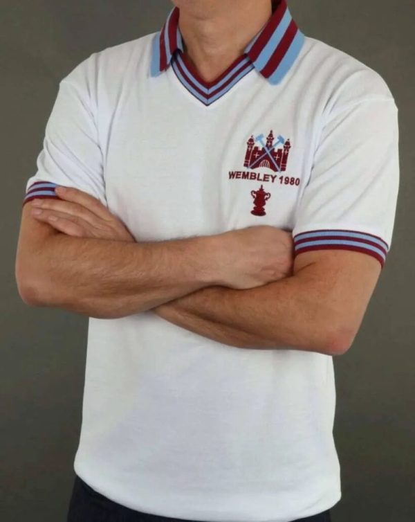 West Ham United 1980 Fa Cup Final Retro Jersey - Image 4