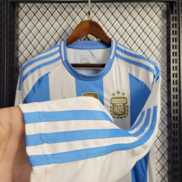 Argentina 2024/25 Home Long Sleeves Jersey - Image 6