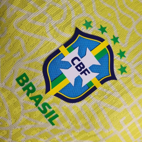 Brazil 2024/25 Home Long Sleeves Jersey Player Version - Image 11
