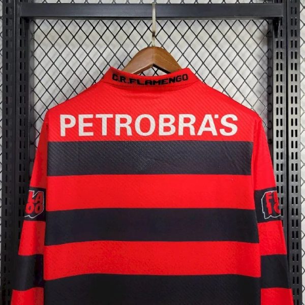 Flamengo 1994/95 Home Long Sleeves Retro Jersey - Image 5