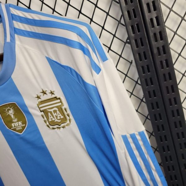 Argentina 2024/25 Home Long Sleeves Jersey - Image 8