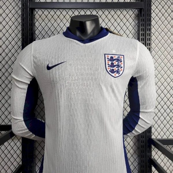 England 2024/25 Euro Home Long Sleeves Jersey Player Version - Image 2