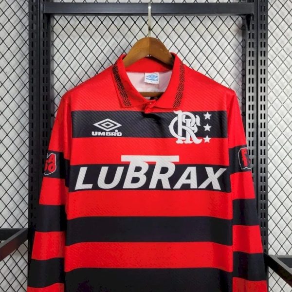 Flamengo 1994/95 Home Long Sleeves Retro Jersey - Image 3